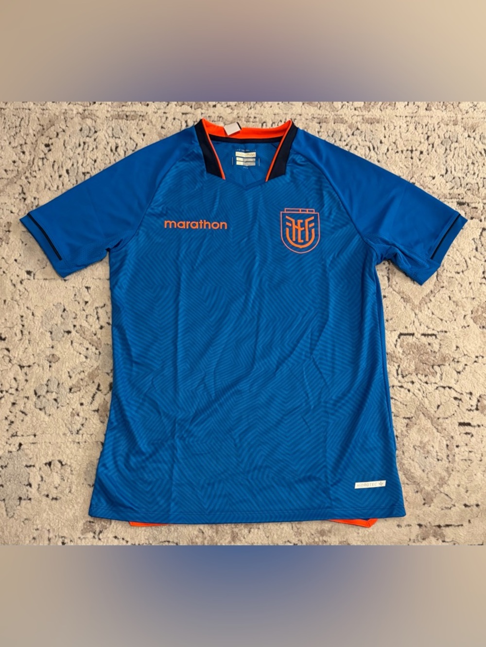 Marathon Authentic Ecuador National Team Blue Training Jersey Men’s Sz: M